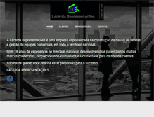 Tablet Screenshot of lacerdarepresentacoes.com